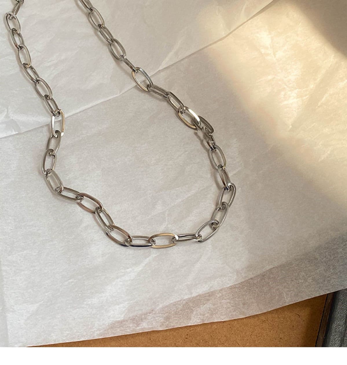 シルバー ネックレス 二連巻きワイヤーボールペンダント