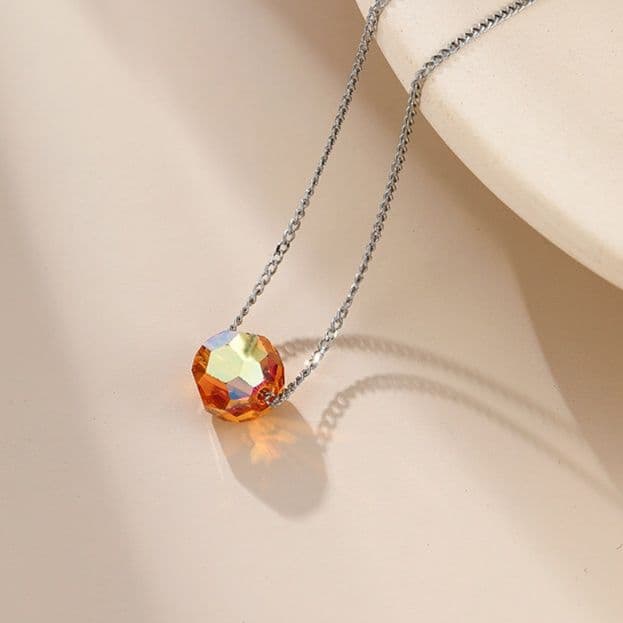 シルバー ネックレス シルバー ネックレス 輝きの一粒 宝石ペンダント