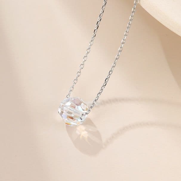 シルバー ネックレス シルバー ネックレス 輝きの一粒 宝石ペンダント