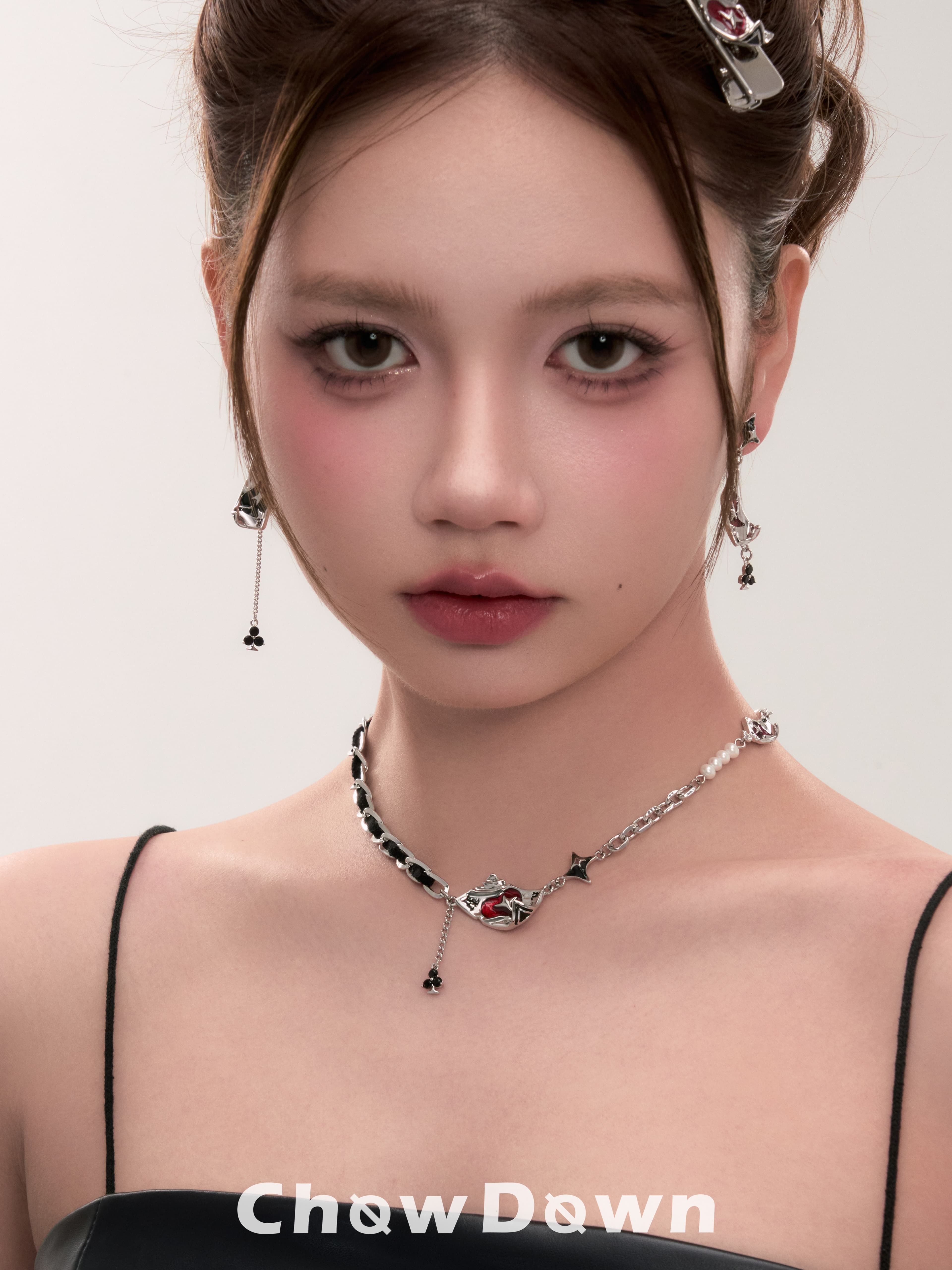 シルバー ネックレス シルバー ネックレス 紋章の煌めき チョーカー
