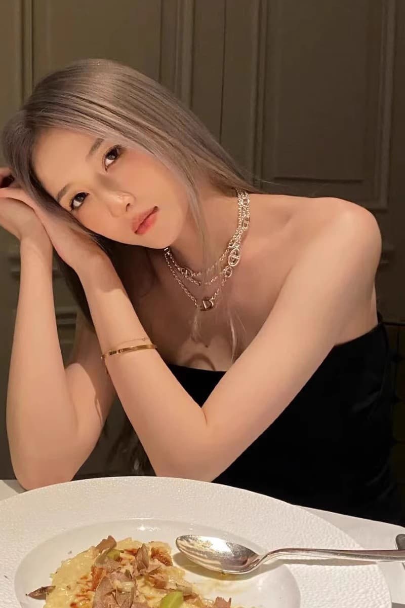 シルバー ネックレス 優美な連鎖デザイン ダブルチャーム ネックレス