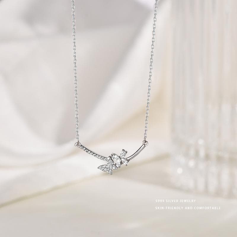 シルバー ネックレス シルバー ネックレス 小花の輝き ペンダント