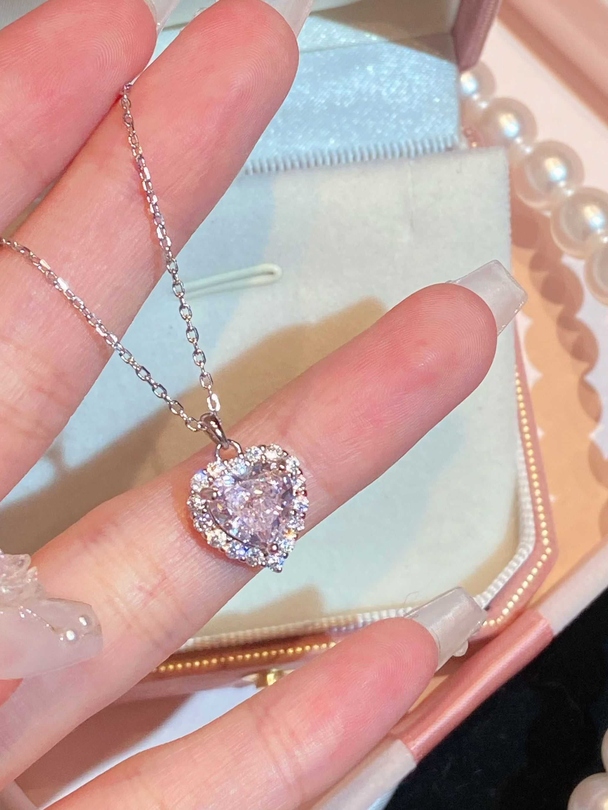 シルバー ネックレス シルバー ネックレス 煌めく恋心 ハートペンダント