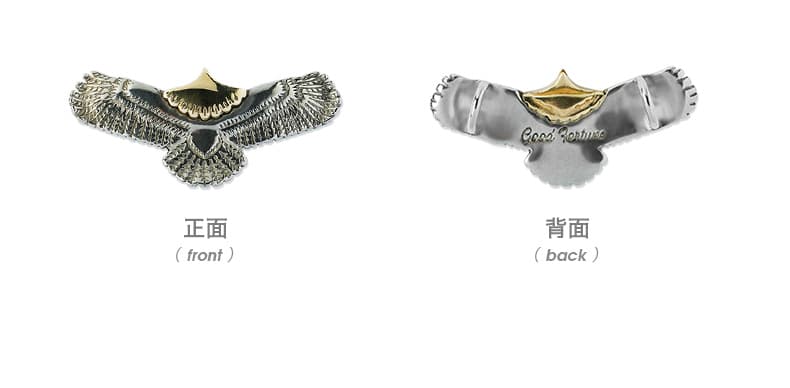シルバー ネックレス 大空を舞う鷹のペンダント装飾品