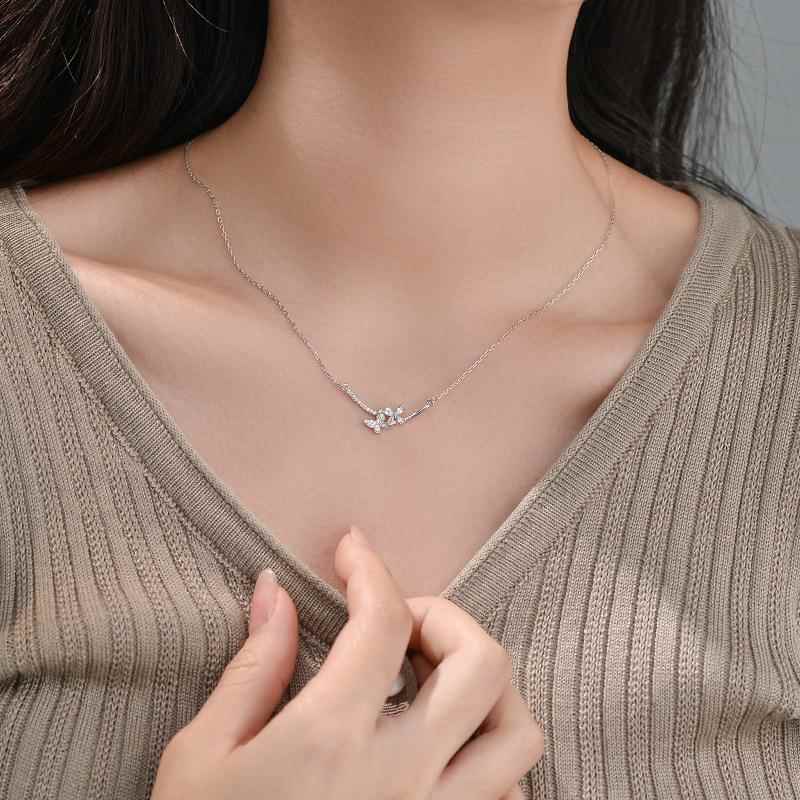 シルバー ネックレス シルバー ネックレス 小花の輝き ペンダント