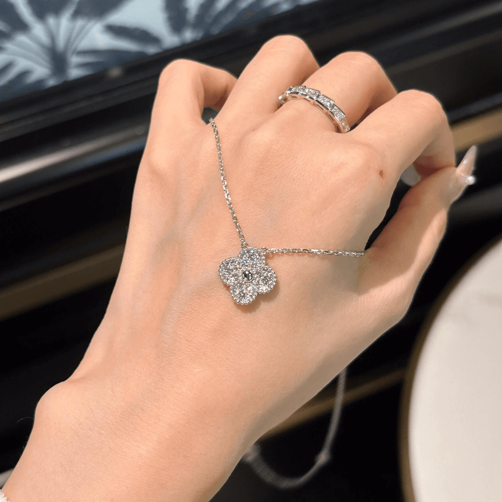 シルバー ネックレス シルバー ネックレス 四葉のしあわせ ペンダント